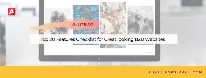 Top 20 Features Checklist for Great looking B2B Websites anksimage
